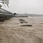 flood due to heavy rain