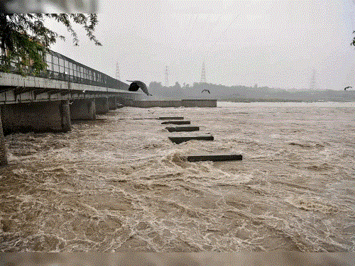 flood due to heavy rain