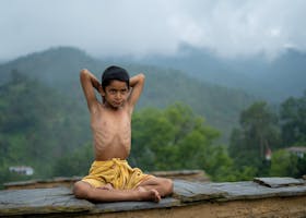 At lunch, India were 94 for one.