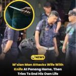 Wife's throat slit in a dispute