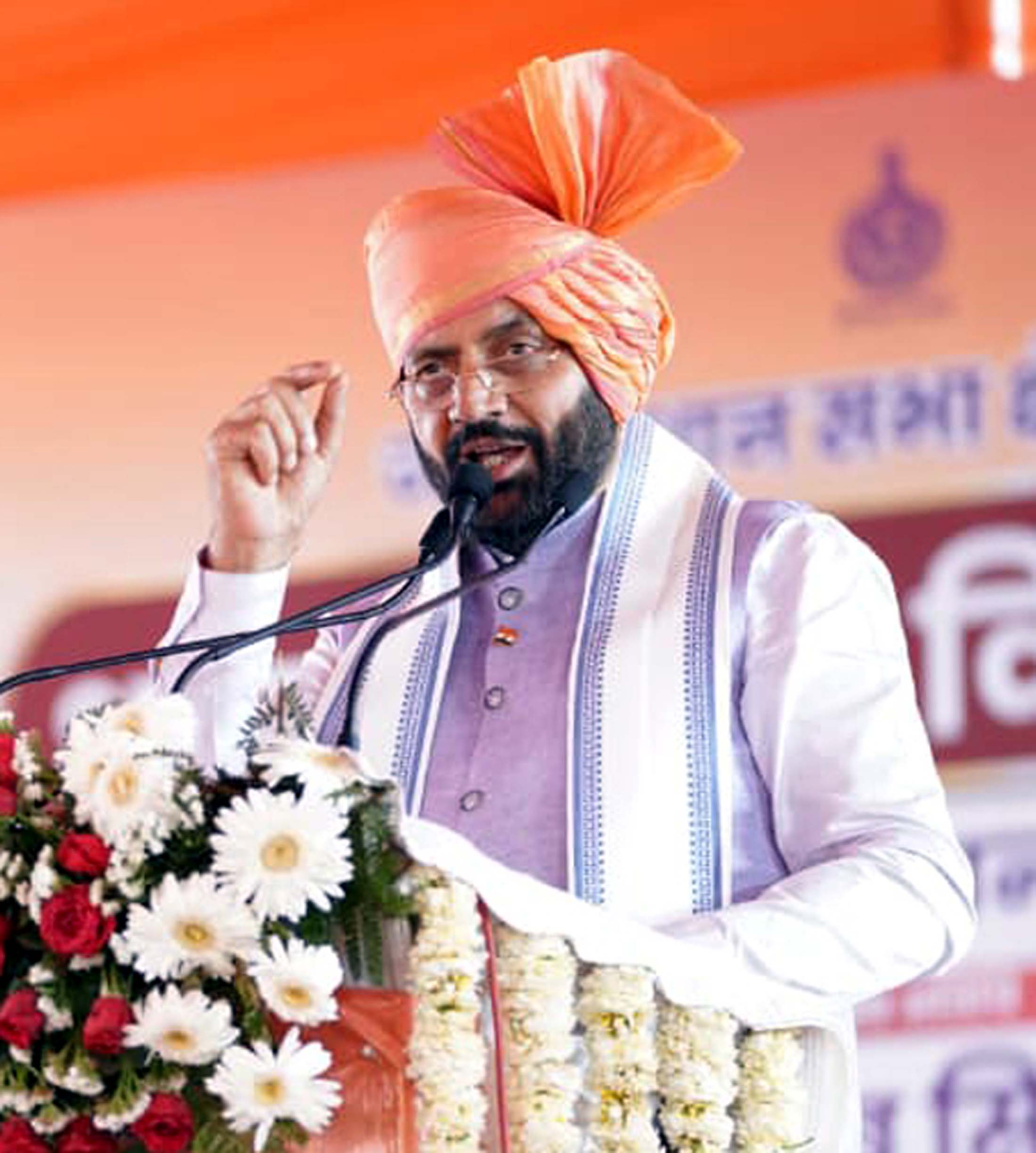 Nayab Saini Jind Rally