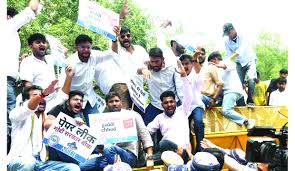 NEET exam cancellation protest