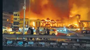 Fire Breaks Out in Marriage Palace